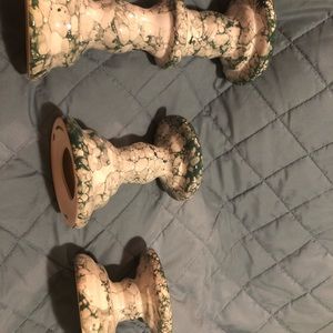 Set of Three Candle Holders! Like New!